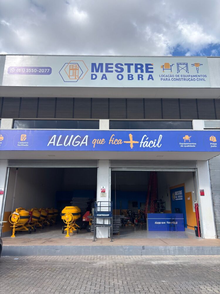 Mestre da Obra Locação de Equipamentos em Vicente Pires - DF