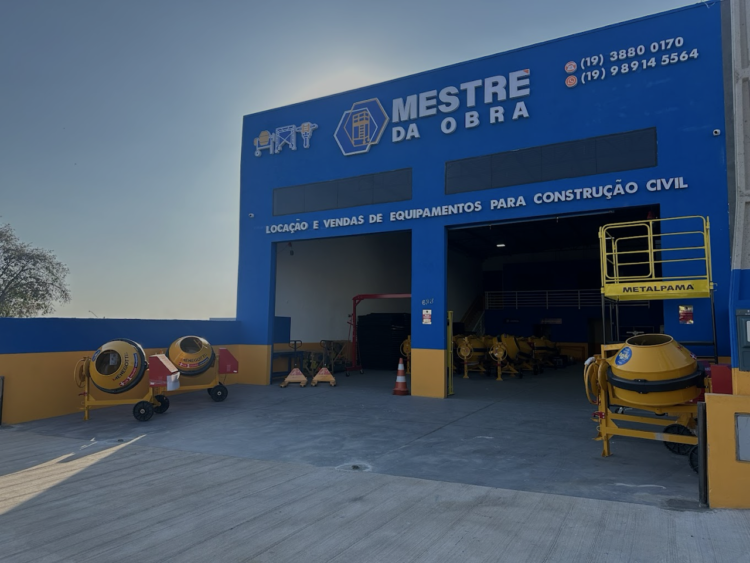 Mestre da Obra Locação de Equipamentos em Hortolândia - SP