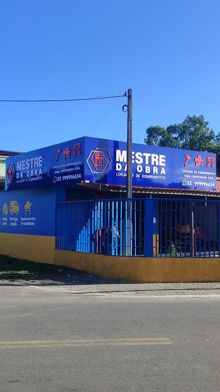 Mestre da Obra Locação de Equipamentos São João da Barra