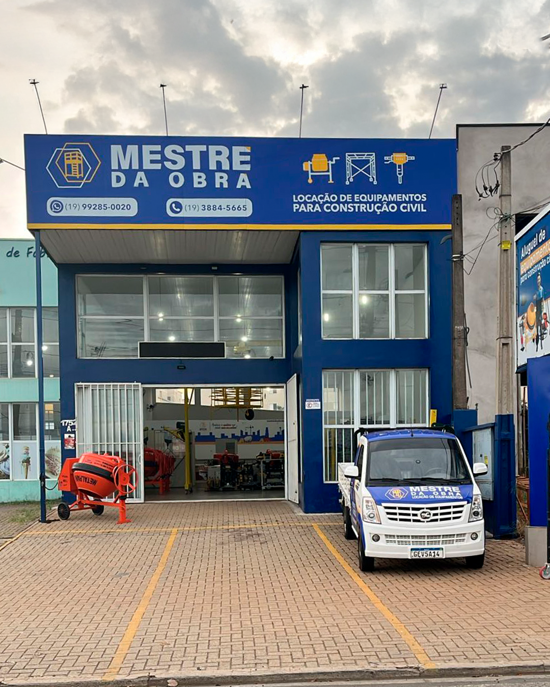 Mestre da Obra Locação de Equipamentos em Paulínia - SP
