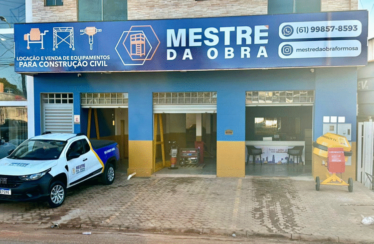 Mestre da Obra Locação de Equipamentos em Formosa - Goiás